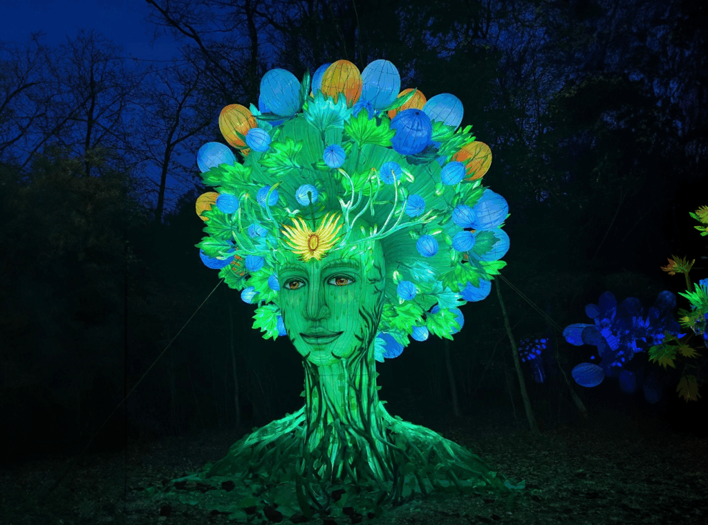 Picture from the summer excursion to the Styrassic Night Magic of Lights in Bad Gleichenberg